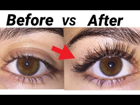 My Eyelash Routine (how to get insanley long lashes) GRWM