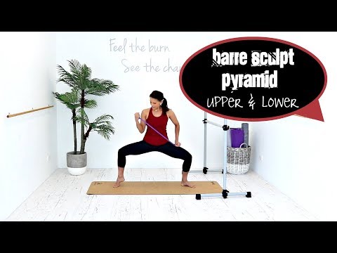 Barre Workout Resistance Band workout  - BARLATES BODY BLITZ Barre Sculpt Pyramid Upper and Lower