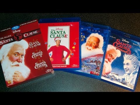 The Santa Clause Trilogy Collection Blu-ray Unboxing (1994,2002,2006) Tim Allen