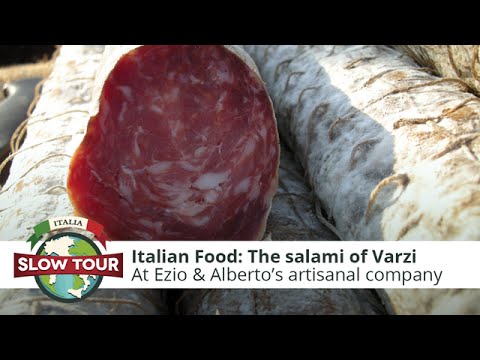 Italian Food: The salami of Varzi | Italia Slow Tour