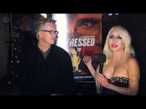 Filmmaker Mark Savage and Star Sonia Curtis at "Stressed to Kill" Premiere