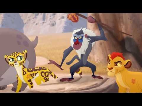 The Lion Guard Devide & Conquer - Hyenas & Jackals Battle & Kion Sees Scar Scene [HD]