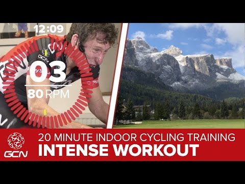 20 Minute Intense Workout: Indoor Cycling Training – Passo Campolongo