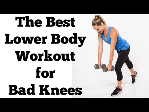 The Best Lower Body Exercises for Bad Knees | Full 15 Minute Hips, Butt and Thighs Workout
