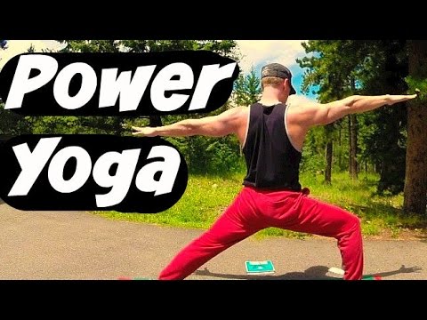 20 Min Power Yoga for Athletes - Yoga Workout for Strength & Flexibility #yogaforathletes #poweryoga