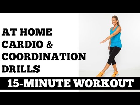 15-Minute Cardio + Coordination, Fat Burning, Agility Improving Workout No Equipment