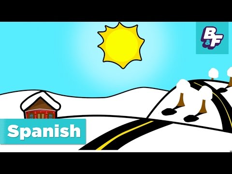 Learn Spanish seasons and weather with BASHO & FRIENDS