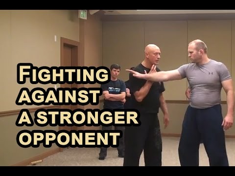 RUSSIAN SYSTEMA of hand to hand combat - Fighting against a stronger opponent