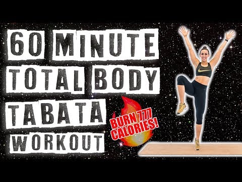 60 Minute Total Body Tabata Workout 🔥Burn 777 Calories! 🔥