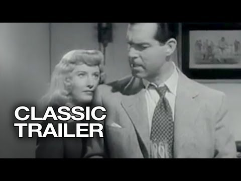 Double Indemnity Official Trailer #1 - Fred MacMurray, Barbara Stanwyck Movie (1944) HD