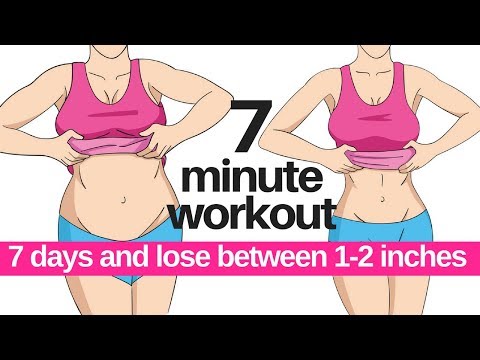 7 DAY CHALLENGE - 7 MINUTE WORKOUT TO LOSE BELLY FAT - HOME WORKOUT TO LOSE INCHES - START TODAY