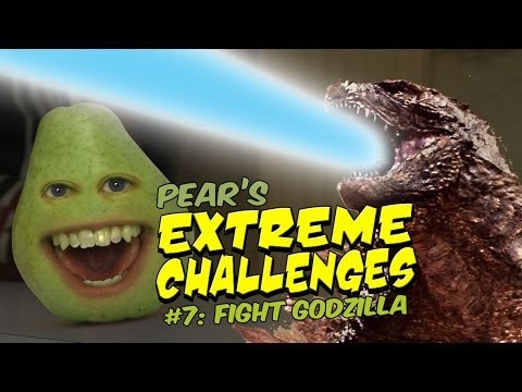 Pear's Extreme Challenge #7:  FIGHT GODZILLA