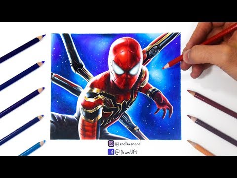 How to Draw Spider-Man - Avengers: Infinity War (Iron Spider Suit)
