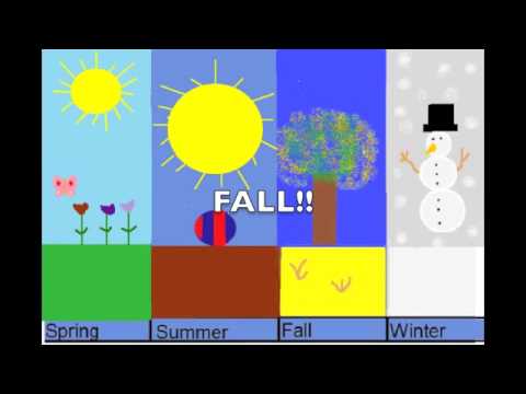 Four Seasons in a year (educational video)