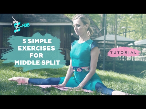 5 simple exercises for middle split! Stretching workout! S-HUBme with Lisa