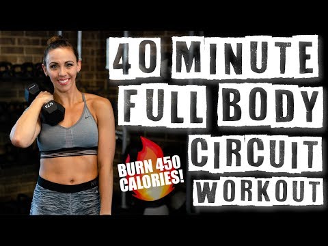 40 Minute Full Body Circuit Workout 🔥Burn 450 Calories!🔥
