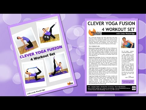 BARLATES BODY  BLITZ Clever Yoga Fusion 4 Workout DVD with Linda Wooldridge