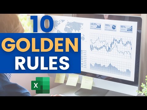 Excel Dashboards : Design Principles & 10 Golden Rules