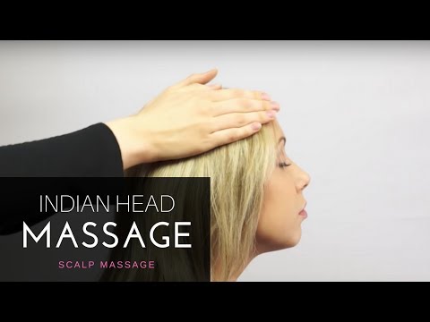 Indian Head Massage [Unintentional ASMR] - Relaxing Scalp Massage Tutorial