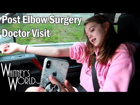 Post Elbow Surgery Doctor Visit | Whitney Bjerken
