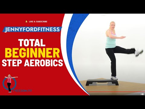 Beginner Step Aerobics Fitness Cardio -- JENNY FORD