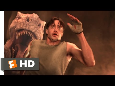 Journey to the Center of the Earth (9/10) Movie CLIP - Running From the Tyrannosaurus (2008) HD