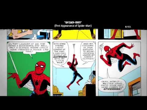 Spider-Man's first appearance comic