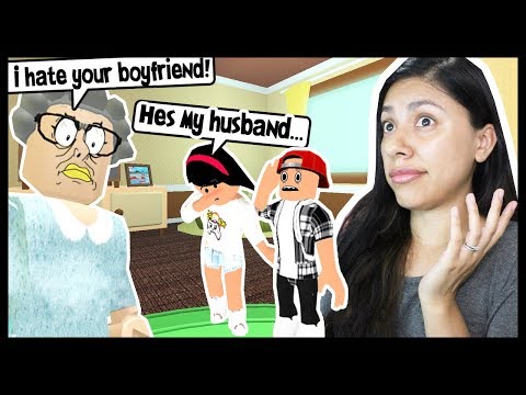 MY GRANDMA HATES MY HUSBAND! SHE WANTS US TO BREAKUP! - Roblox Roleplay