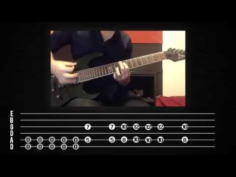 Papa Roach - Between Angels and Insects (Guitar Tutorial w/ Tabs) by Kirjai