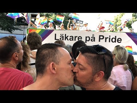 We went to EuroPride in Stockholm, Sweden! 🇸🇪👨‍❤️‍💋‍👨🏳️‍🌈