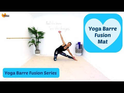 Yoga Sculpt Barre Workout - BARLATES BODY BLITZ Yoga Barre Fusion Mat