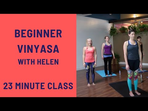 20 Minute Yoga Class - Beginners' Vinyasa Yoga