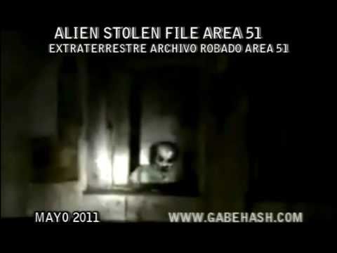 ALIEN STOLEN FILE AREA 51 (EXTRATERRESTRE ARCHIVO ROBADO AREA 51) MAYO 2011