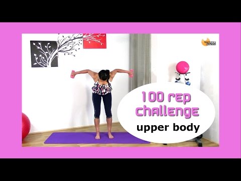 FREE Ballet Barre Arms Workout - Barlates Body Blitz 100 REP CHALLENGE Upper Body Barre