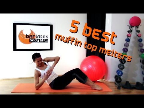 FREE ABS WORKOUT 5 Best Muffin Top Melter Exercises BARLATES BODY BLITZ