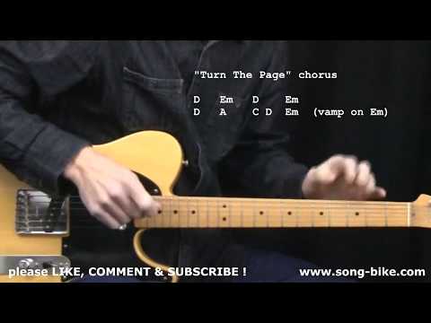 "Turn The Page" by Bob Seger : 365 Riffs For Beginning Guitar !!