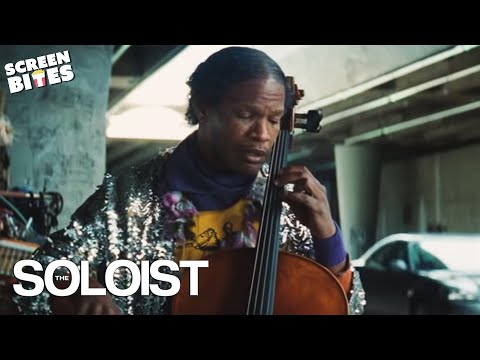 The Soloist - Jamie Foxx, Robert Downey Jr Cello on the road OFFICIAL HD VIDEO