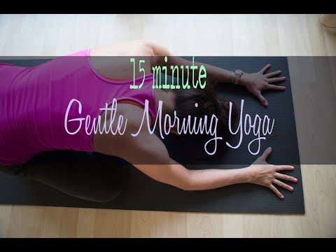 15 minute gentle morning yoga