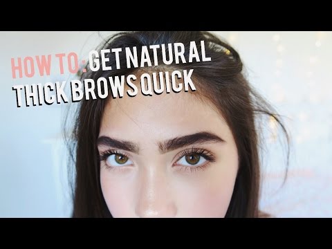 How To Grow Eyebrows FAST! (Thick & Natural)