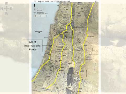03 Major Routes in the Land of the Bible