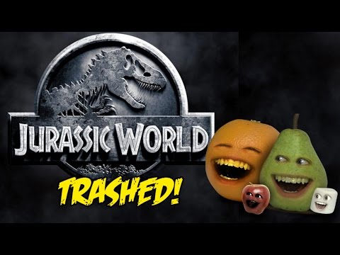 Annoying Orange - JURASSIC WORLD TRAILER Trashed!