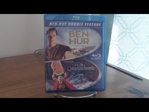 Ben-Hur/Ten Commandments Blu-Ray Double Feature Unboxing!
