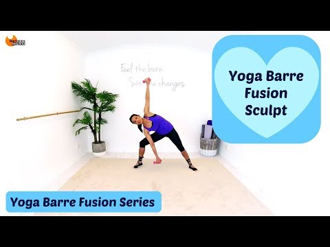Yoga Sculpt Barre Workout - BARLATES BODY BLITZ Yoga Barre Fusion Sculpt