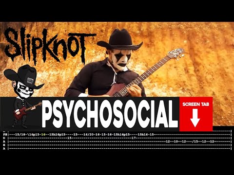 Slipknot - Psychosocial (Guitar Cover by Masuka W/Tab)