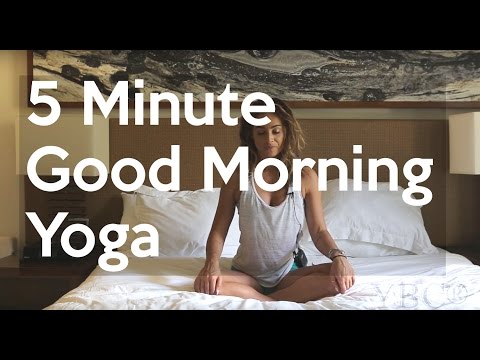 5 Minute Gentle Morning Bed Yoga