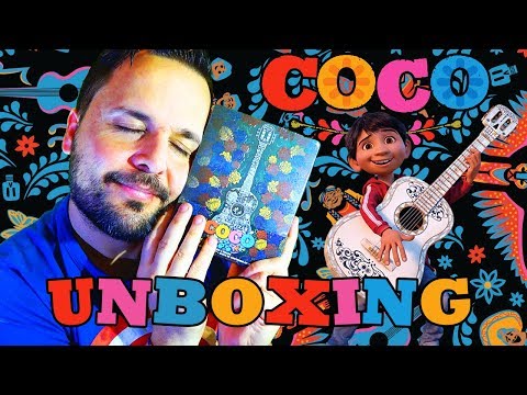 COCO - 😭 UNBOXING STEELBOOK 🙏 - BLU-RAY 3D - PIXAR - DISNEY - CRÍTICA - Metálica - DVD - Mexico