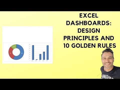 Excel Dashboards: Design Principles and 10 golden rules - with Microsoft Excel 2013