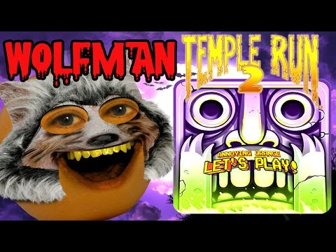 Annoying Orange Plays - Temple Run 2: WOLFMAN