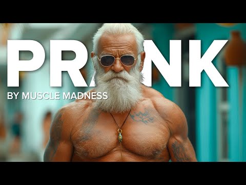 Old Man Street Workout Prank | Muscle Madness