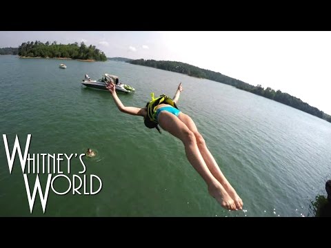 Cliff Diving Gymnastics | Layouts Off a Cliff | Whitney Bjerken